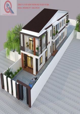 NHÀ PHỐ 2 MẶT TIỀN HIỆN ĐẠI DIỆN TÍCH (6M X30M)
