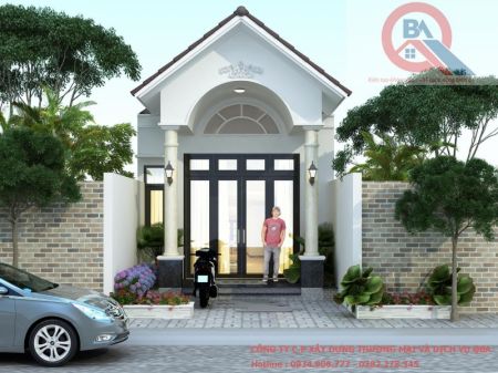 NHÀ CẤP 4 MẶT TIỀN MÁI NGÓI ( 4,5M X 22M)